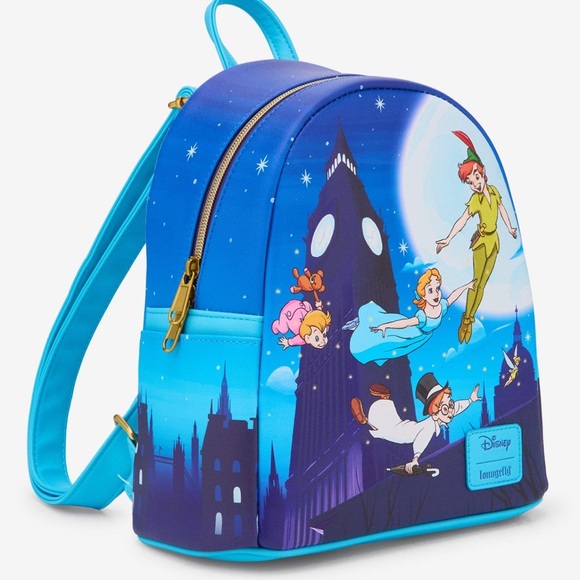 Loungefly Disney Peter Pan Night Flight Mini Backpack.NWT main image 4